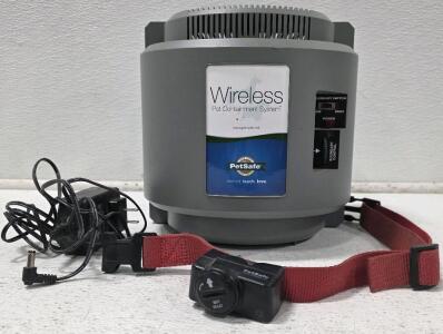 (1) Petsafe Wireless Pet Containment System w/Collar and Power Supply *Tested*