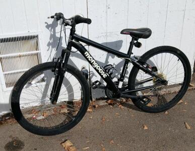 (1) 24" Mongoose Excursion Bike (Black)