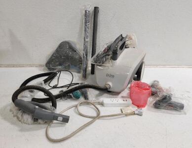 (1) PureClean XL Rolling Steam Cleaner W/ Accessories
