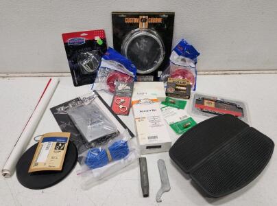 (1) Screamin' Eagle Dynojet Kit (2) Grote Replacement Lens (1) Harley Premium CV Carburetor Rebuild Kit And More