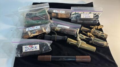 Assortment Of Vintage Bird Game Calls