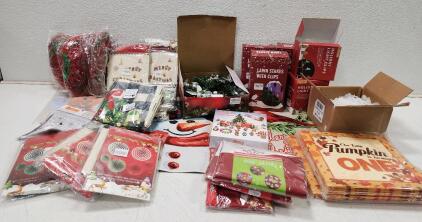 Assorted Amazon Seasonal And Holiday Supplies
