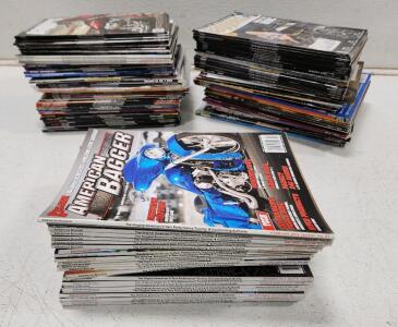 (127) Assorted Variety Of Motorcycle Magazines