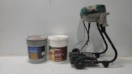 (1) Mosquito Magnet Patriot Plus (2) Buckets of Wood Finish