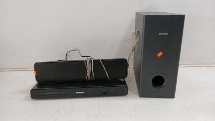 (1) Philips DVD Home Threater System HTS3565D
