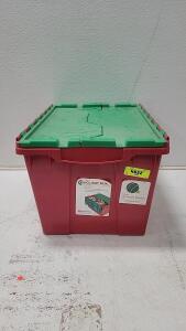 (1) 12 Gallon Holiday Box