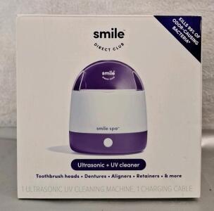 (1) Smile Direct Club - Smile Spa - Ultrasonic & UV Cleaning Machine for Alingers, Retainers, Toothbrush Heads & More<br/>