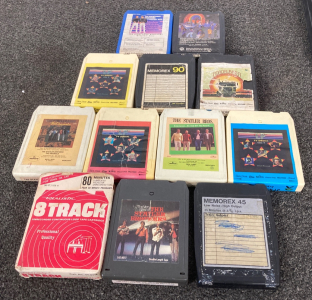 Assorted 8-Track Tapes