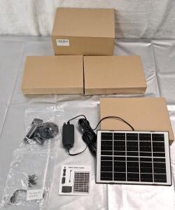 (1) 3-Pack Of Solar Panels For Blink XT4, XT3, & XT2 For Security Cameras