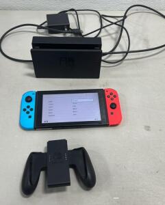 Nintendo Switch HAC -001,Comes With A Nintendo Switch Joy Grip /+$200 Value(Please Read Description) Located Main Office)