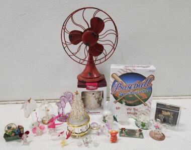 (1) Colt Defender Semi Automatic Metal Frame .177 Caliber BB C02 Air Pistol (1) The Spring Shop Red Distressed Metal Fan Decor (1) Baseball Spectacular Ultimate Trivia Contest (1) Better Homes And Gardens Winter Deer Scented Wax Warmer And More