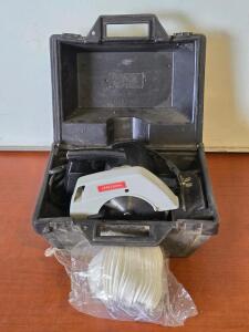 Vintage Craftsman Corded Circular Saw in Original Carry Case & Pack of Dust Masks