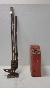 (1) High Lift Jack (1) Classic Jerry Can