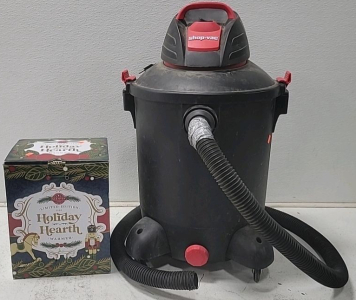 (1) Scentsy 2020 Limited Edition Holiday Hearth Warmer (1) Shopvac Vacuum
