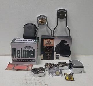 (1) THH Helmet (1) Harley Cover & More Harley Parts