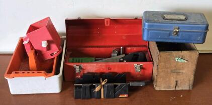 Vintage Tool Boxes & Miter Box Saws & More!