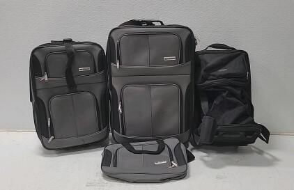 (4) Luggage Bags