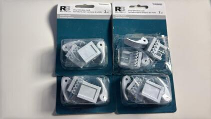 (4) Vinyl Window Locks