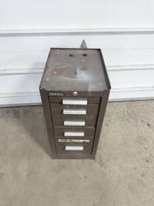 (1) Metal Small Filing Cabinet- 18.5&rdquo;x14&rdquo;x29&rdquo;