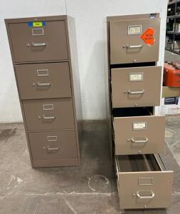 (2) BrownFile Cabinets For Office Or Home (Please Read Description)(1Of 2)