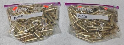 (1) 100 ct. Bag of Winchester 30-06 Brass Casings (1) 100 ct. Bag of Remington 30-06 Brass Casings<br/>