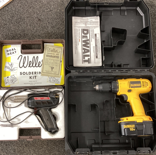 DeWalt Drill and Welder Soldering Gun