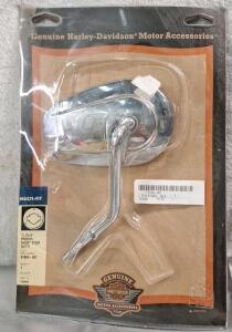 (1) Harley Davidson 91866-90T L To R Mirror Short Stem (Left) <br/><br/>