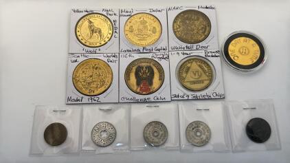 Assorted Coins & Sales Tax Tokens