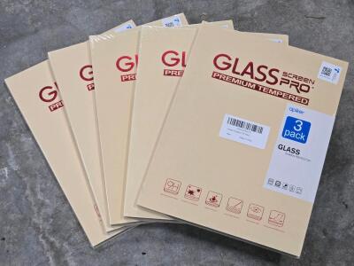 (5) *New* Apiker 3-Pack Tempered Glass 10.2" iPad Screen Protectors - 7th, 8th, 9th Gen