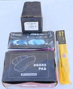 (3) *New* Assorted Boxes of Brake Pad Kits & Back Glass Wiper Blade