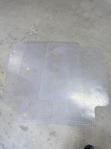(3) Clear Computer Mats 4ftx35.5&rdquo;