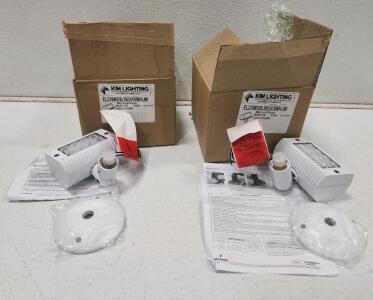 (2) Kim Lighting LED Micro-Flood Lights W/ Installation Instructions