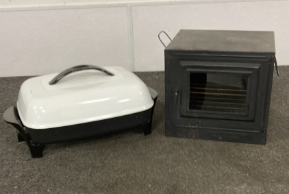 Counter-top Electric Roasting Pan & Small Smoker