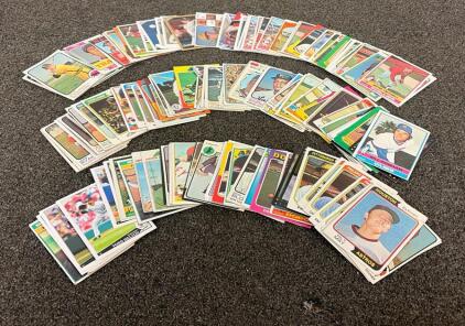 (150) Major League Baseball Cards Including Bill Bonham, Milt May, Dave Campbell, And More
