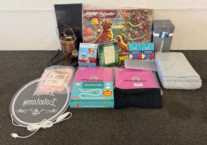 BRAND NEW ITEMS! (2) Liquid IV Hydration Multiplier For Kids, (1) Pack Of Stair Treads For Wooden Steps, (1) Advent Calendar- 24 Dog Toys For Small And Medium Dogs, And More