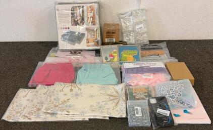 (1) Zefckron Pack Of 12 Clothes Organizer, (1) Premium Flannel Throw Blanket, (1) Electric Diamond Art Pen For Diamond Painting, And More