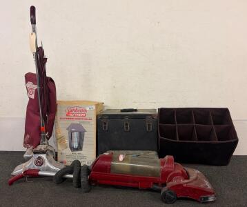 (1) Sunbeam Electronic Insect Killer Model 6349, (1) Vintage Royal Classic Edition Upright Vacuum Cleaner, (1) Vintage Tool Chest, And More