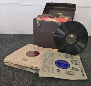 Collection Of 78 RPM Vintage Records- Bing Crosby, Nat "King" Cole, And More