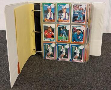 (1) Binder Filled With Major League Baseball Cards Including Bryn Smith, Tom Veryzer, Paul Dade, And More