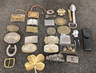 Various Vintage Belt Buckle's