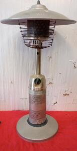 Stainless Steel Tabletop Liquid Propane Patio Heater. 39"Tall