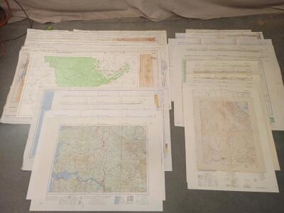 [31] Various World Aeronautical Chart Maps, US Strategic Maps And Much More