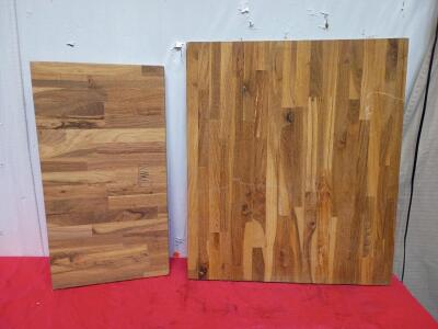 [2] Butcher Block Countertops 29"x26"X1 1/2", 26"x14"X1 1/2"