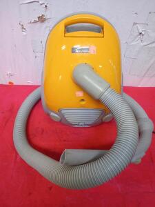 Kenmore 721 Yellow Bagless Compact Canister Vacuum.