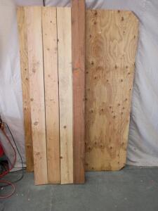 Various Sheets Of Plywood