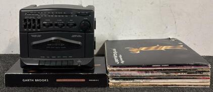 (18) Vinyl Records, Garth Brooks &ldquo;The Limitied Series&rdquo; Set, & Lennox Sound Detachable Stereo Speaker System