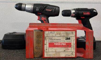 Craftsman Battery Charger, Craftsman Drill, DrillMaster Drill, & 3M Stikit Double Roll Dispenser