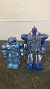 (2) Vintage Toy Robots