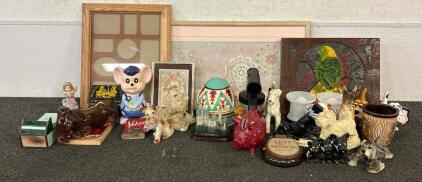 Ceramic Figurines, Picture Frames And More!