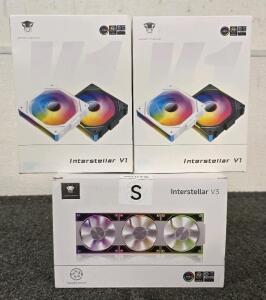 Jungle Leopard Gaming PC Fans- (2) Interstellar V1 And (1) Interstellar V3